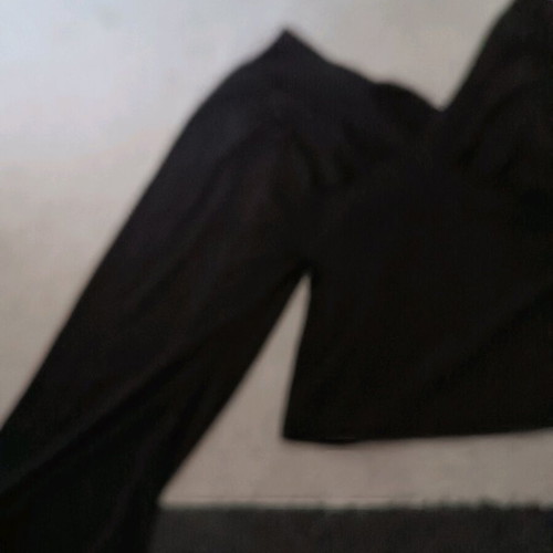 Black top small with open sleeves like new