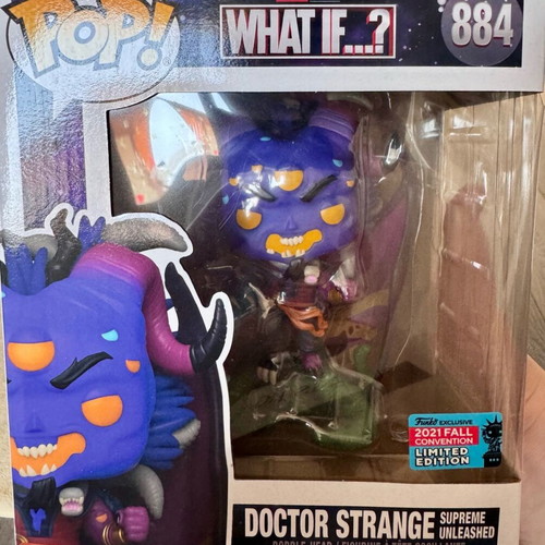 Funko Pop Marvel What If..? Doctor Strange Supreme unleashed new