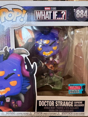 Funko Pop Marvel What If..? Doctor Strange Supreme unleashed new