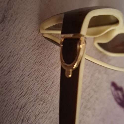 Women’s sunglasses new, brown-white with brown lenses