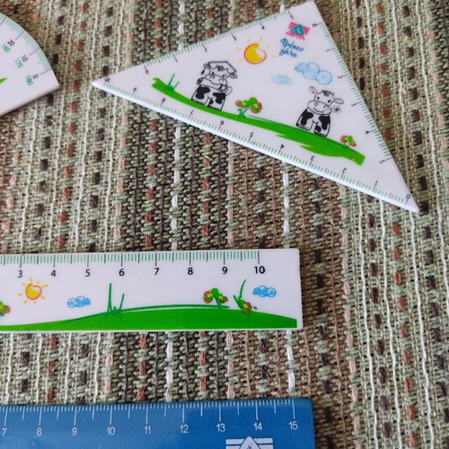 Delta school tools used, promotional set with vibrant colors
