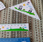 Delta school tools used, promotional set with vibrant colors