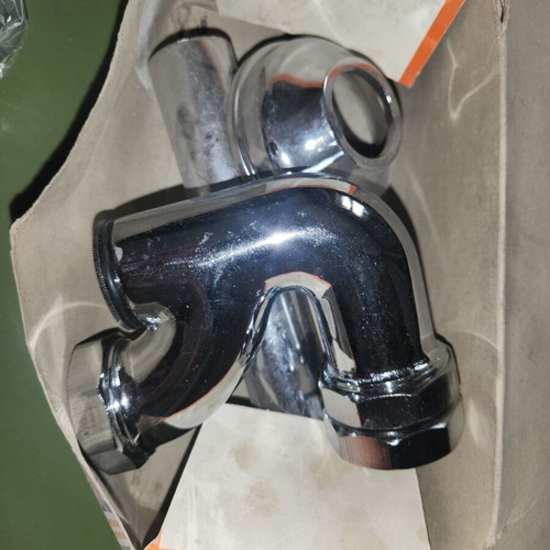 Prandelli Brass Sink P-Trap New Chrome Finish