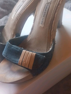 Calvin Klein women's shoes like new, blue, size 37