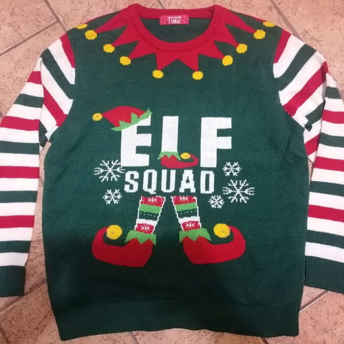 Unisex Christmas sweater like new, women's size XL