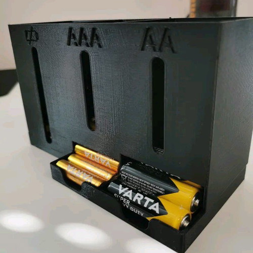 Battery holder for three positions AA, AAA and low level new
