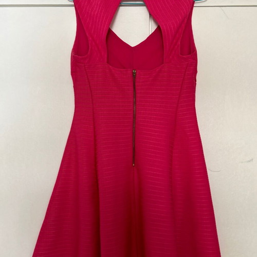 Miss Selfridge L fuchsia dress.
