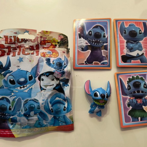 Stitch figure new with bag and 3 cards
