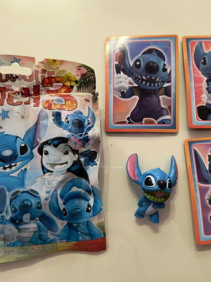Stitch figure new with bag and 3 cards