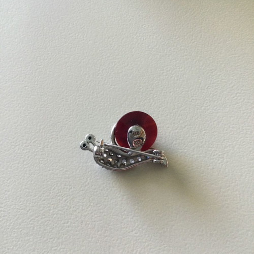 925 silver pin used with agate, small