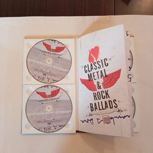 Classic Metal and Rock Ballads Quadruple CD like new