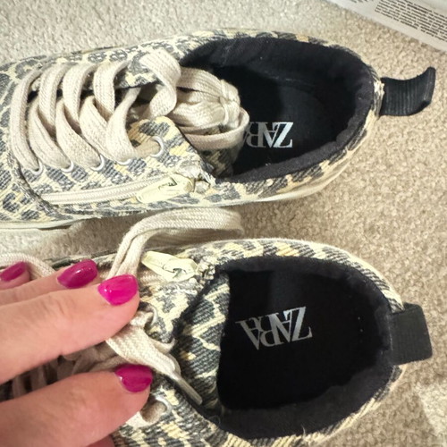 Girls' shoes Zara size 27 like new beige and brown