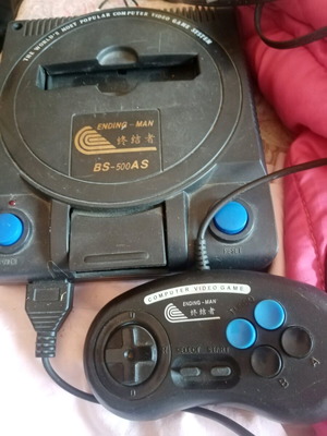 Enging_man vintage video game console like new for two players