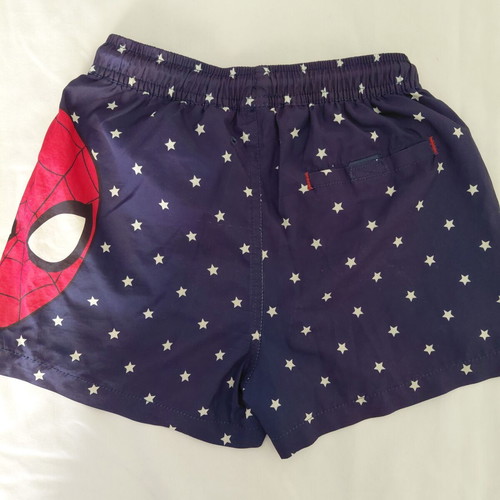 Zara boys' swim shorts like new, size 128 cm, blue and red