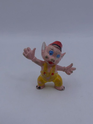 The Practical Pig (Schweinchen Schlau) φιγούρα Heimo PVC μεταχειρισμένη, vintage Γερμανίας 4,5 εκ.