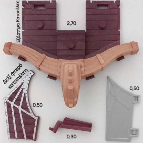 Playmobil parts used, castle pieces