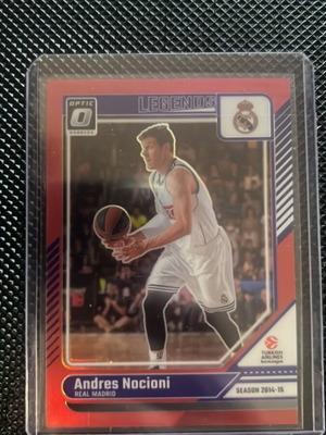 Andres Nocioni Euroleague Real Madrid collectible card new