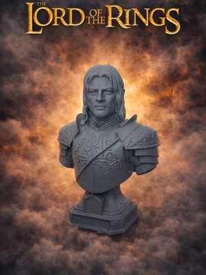 Boromir The Lord of the Rings 3D Printed Collectible Bust new