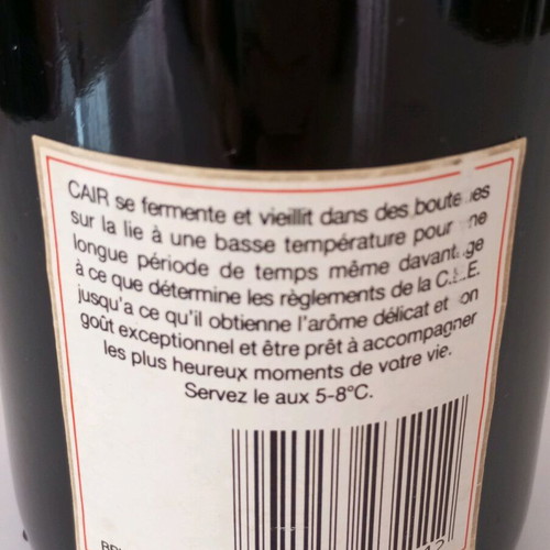 Vintage Collectible Bottle CAIR Rhodes Brut (Late 1980s) - Untouched
