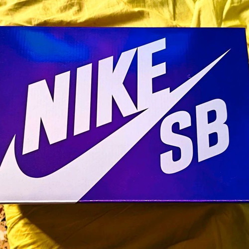 Nike SB Dunk Low Pro sneakers size 44 like new, brown and blue
