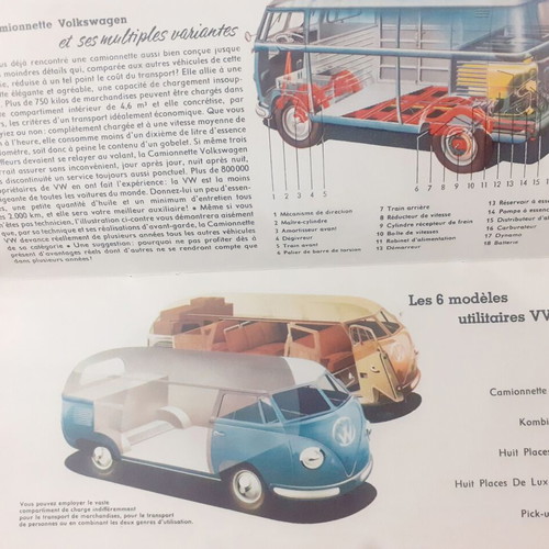 Volkswagen promotional brochure 1953 like new