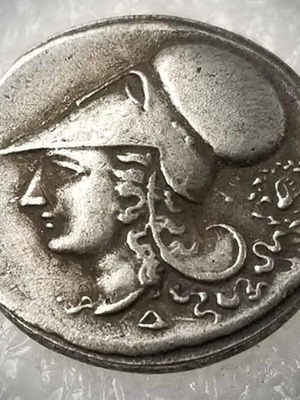 Ancient Coin Athena Pegasus Museum Quality Replica 925 Silver Plated
