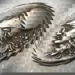  Αρχαίο νόμισμα Θεά Αθηνά Πήγασος Κορινθία Αντίγραφο Ποιότητας Μουσείου, 3ος αιώνας π.Χ  925 επάργυρο