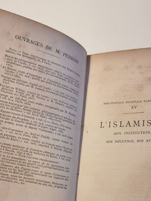 L'Islamisme by Dr. Perron used, rare 1877 edition
