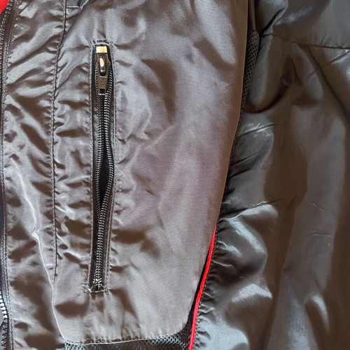 BMW Motorsport Jacket like new, black with red and blue stripes, 3XL