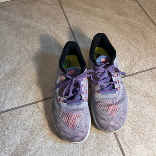 Nike Free 5.0 women's running shoes gray with purple like new