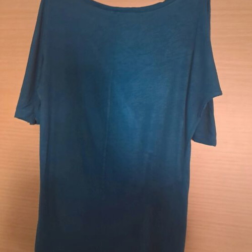 Stradivarius blouse used, long, elastic, blue, size S