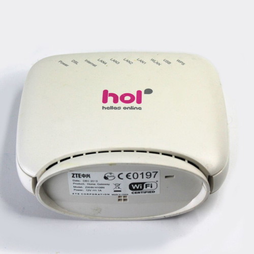 Wireless Modem Router ZTE ZXHN H108N used with 4 Ethernet ports