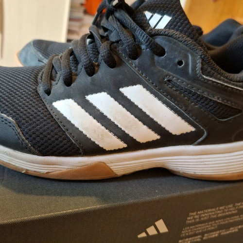 Adidas athletic shoes used, size 37 1/3, black