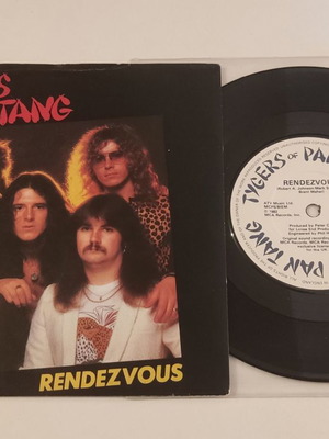 Винил 7'' сингъл Tygers of Pan Tang Rendezvous употребяван, Heavy Metal