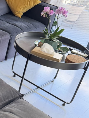 Coffee table metal 90cm like new