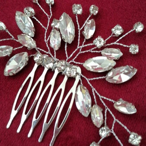 Hair Comb with Crystals new