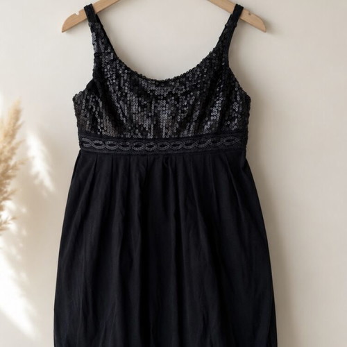 Hyper black sleeveless dress blouse S/M like new
