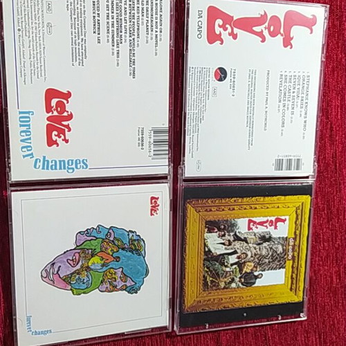 Love 3 CD set like new, classic rock albums 1966-1967