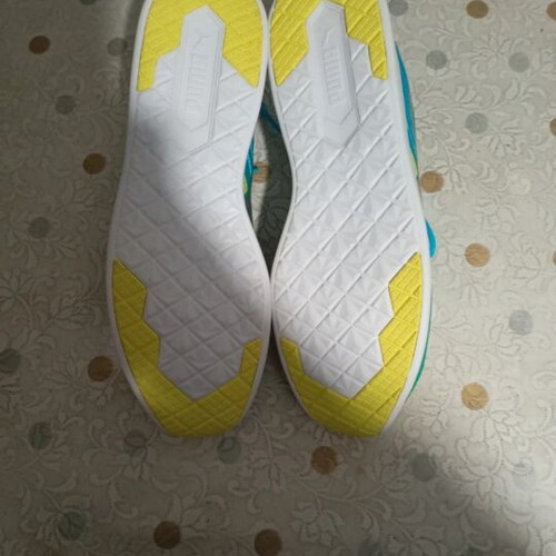 Puma shoes new, yellow and turquoise, size 44, athletic