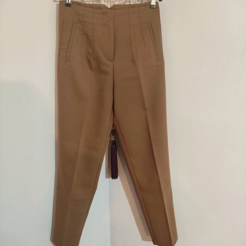 Brown office pants size M like new Karol