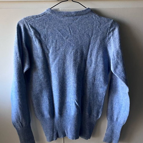 Sergio Tacchini wool sweater size M light blue like new