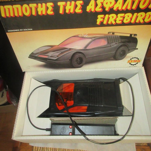 Knight Rider KITT Plastic Battery Car with Box Lyra 80s new
