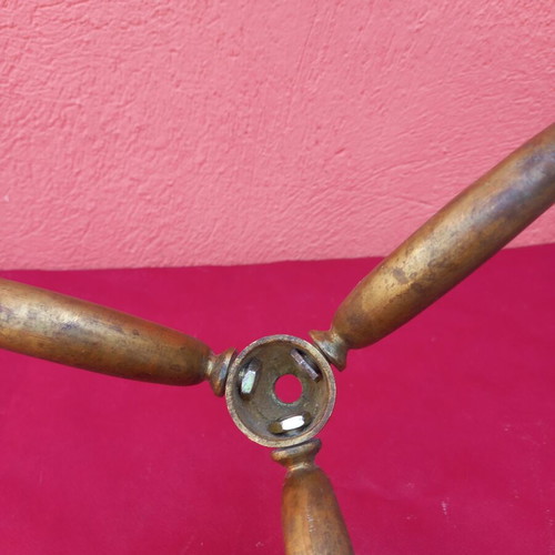 Brass base used, solid and sturdy with threading