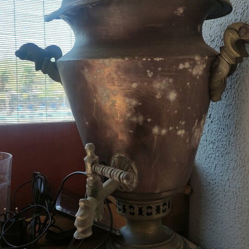 Antique samovar used