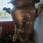 Antique samovar used