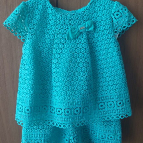 Mayoral Guipure Lace Baby Set 2 Pieces Size 24 Months New