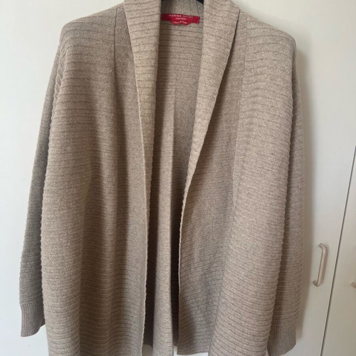 Marina Rinaldi Sport beige wool cardigan brand new, size L