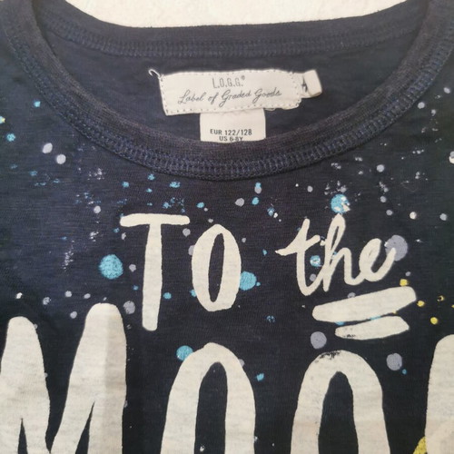 H&M boys' t-shirt size 122 used, blue
