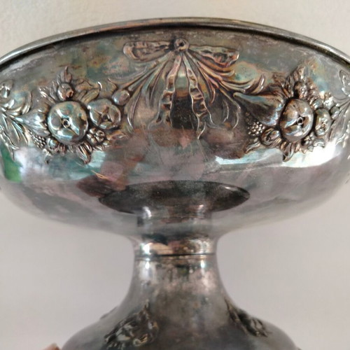 Metal bowl fruit bowl used with Bavaria mark