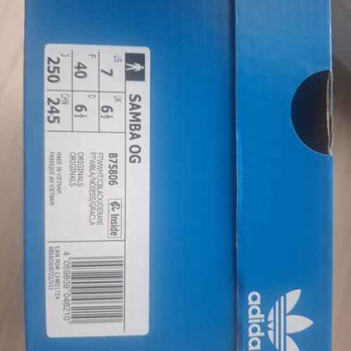 Adidas Samba OG sneakers like new, size 40, white